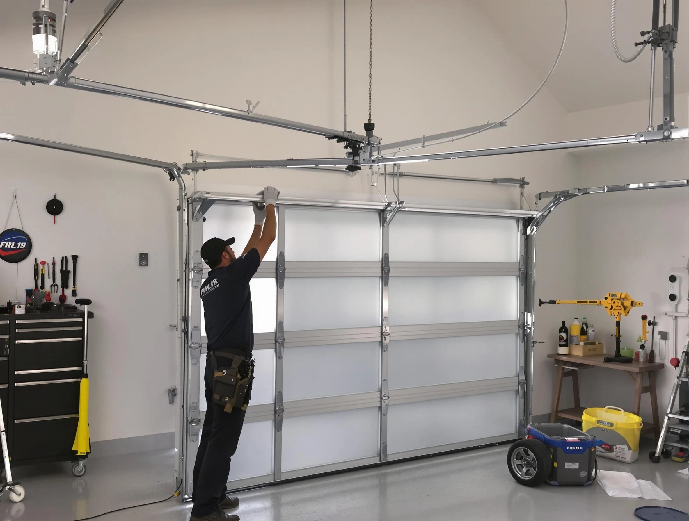 Cullman Garage Door Repair certified team performing precision garage door installation in Cullman