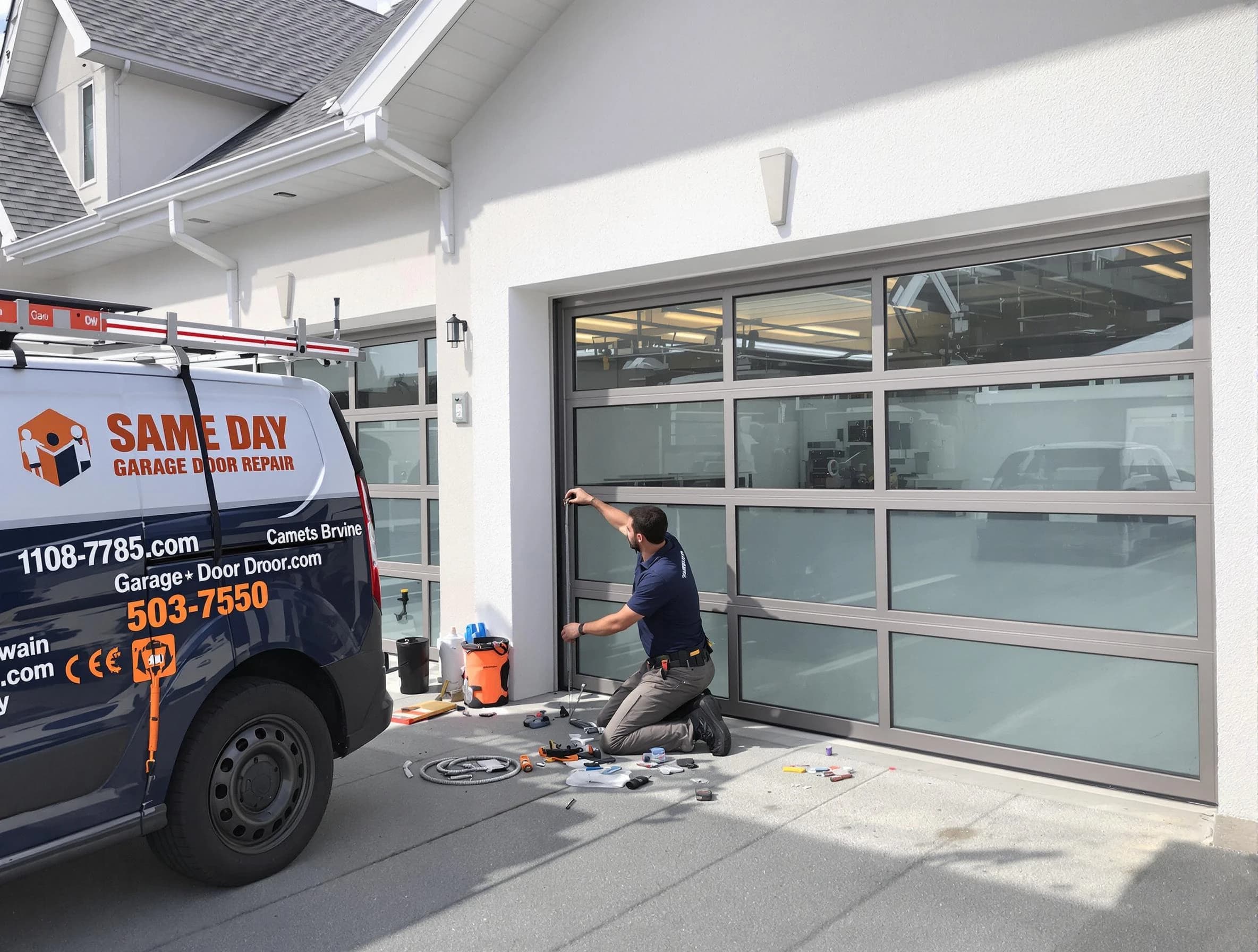 Same-day garage door repair service by Cullman Garage Door Repair in Cullman