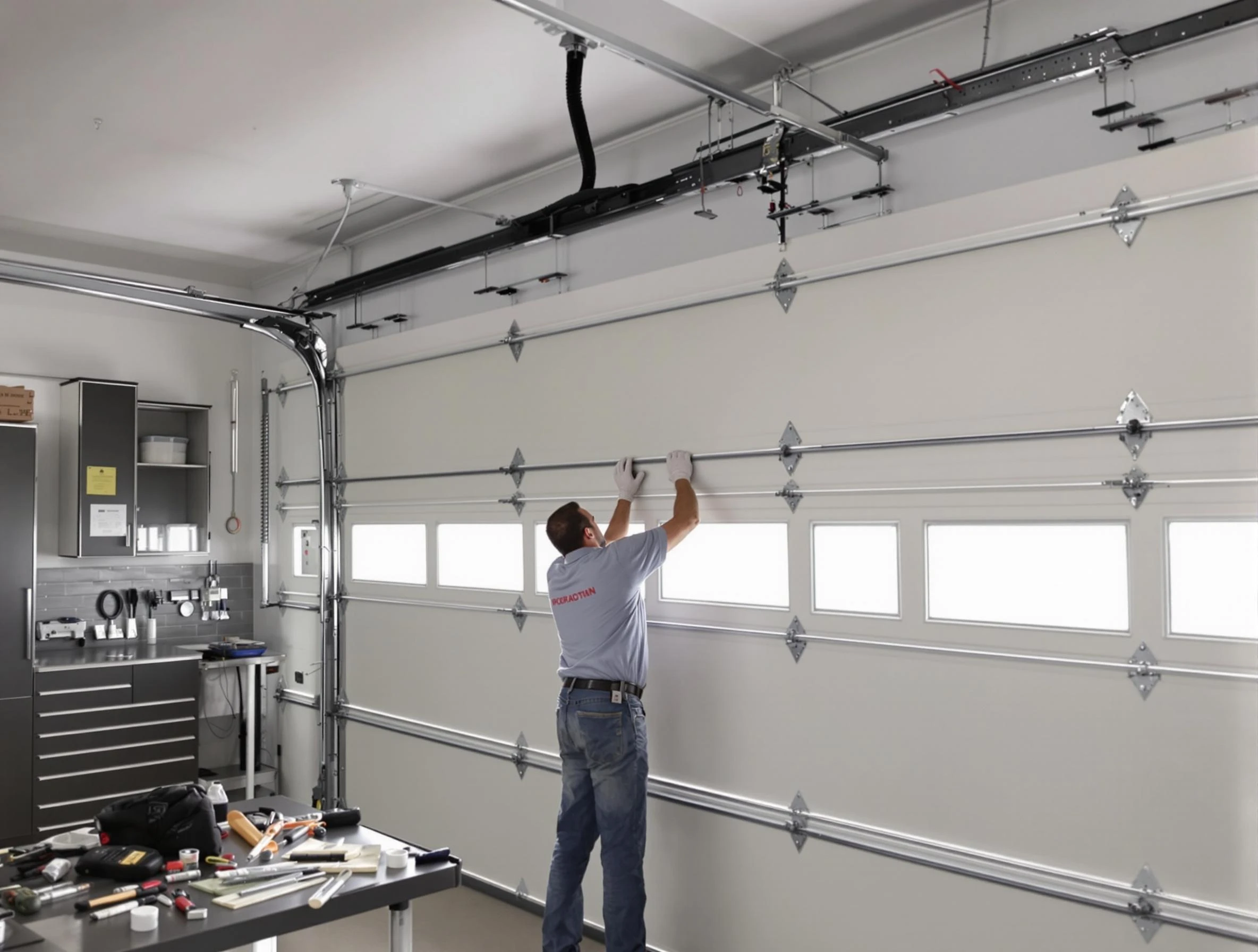 Garage Door Track Repair in Cullman