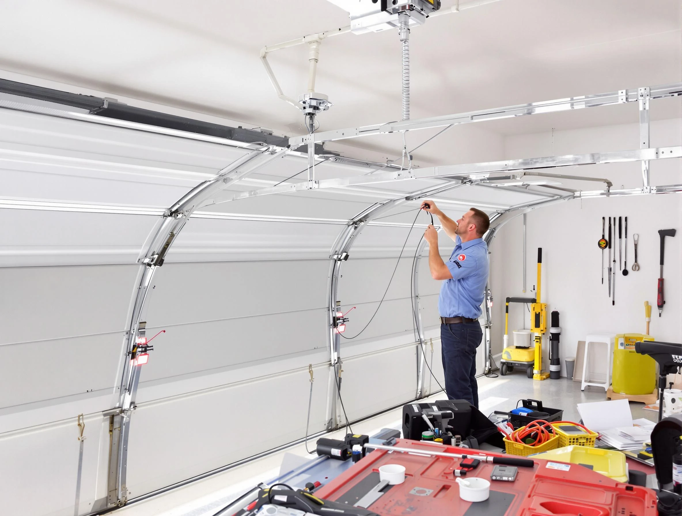 Garage door cable repair service by Cullman Garage Door Repair in Cullman