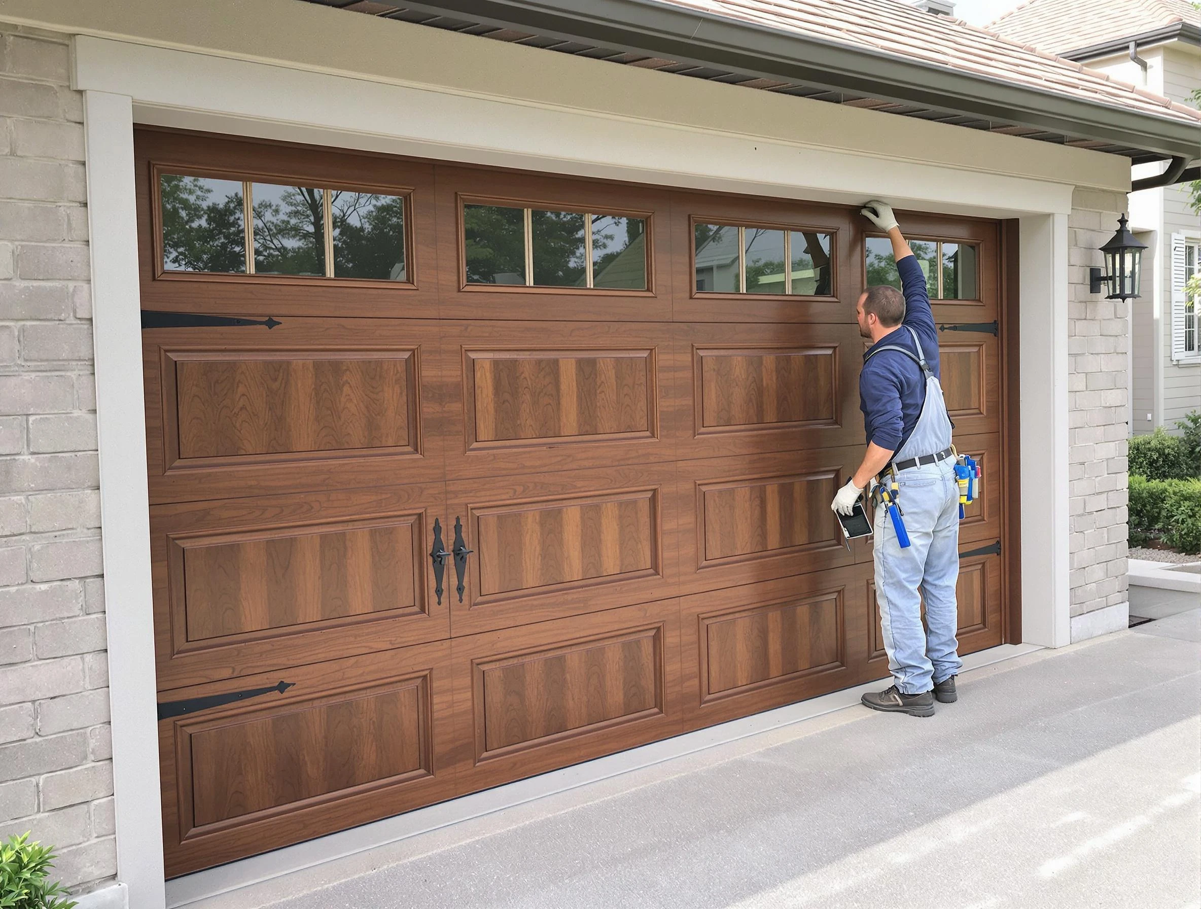 Custom garage door showcase by Cullman Garage Door Repair in Cullman