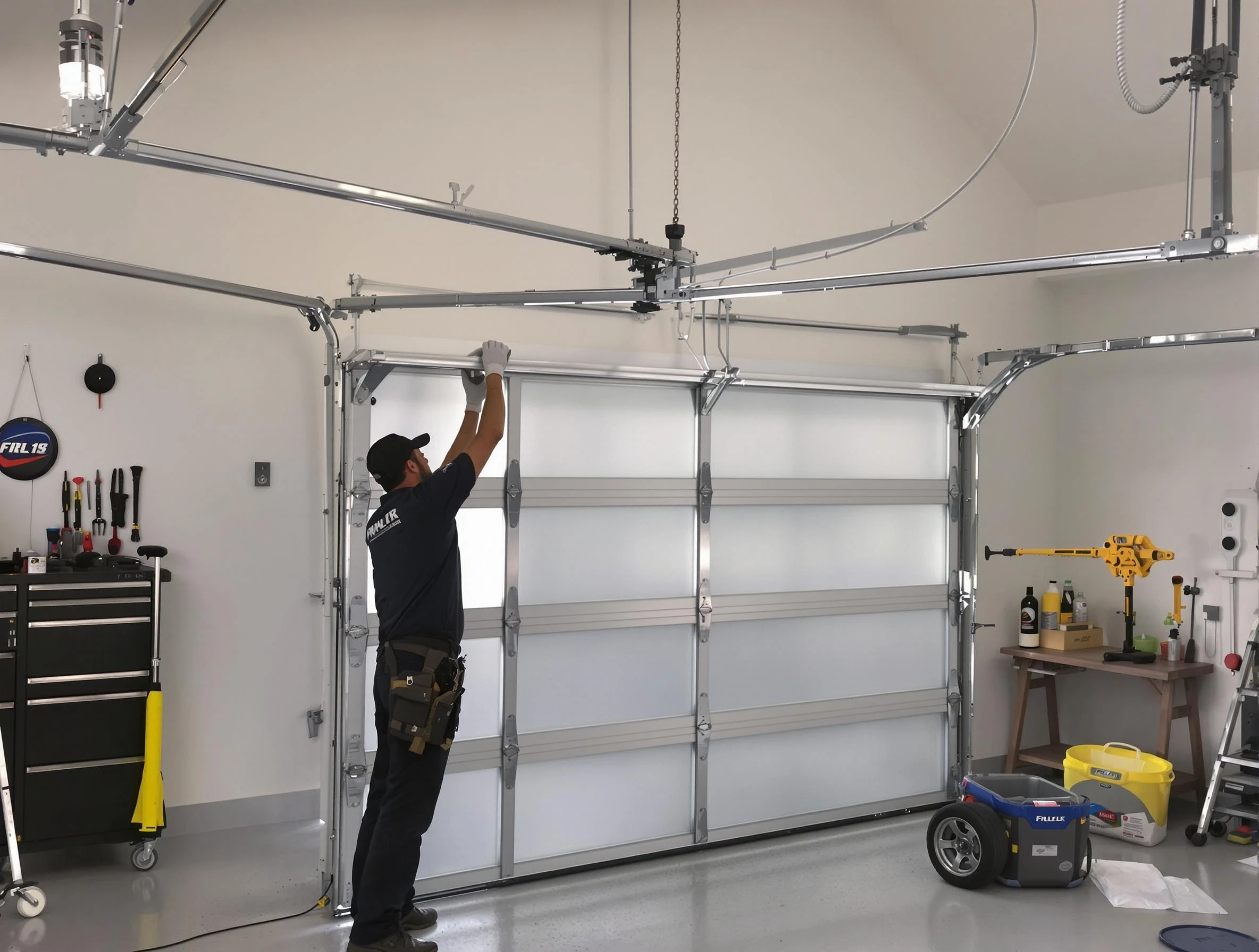 Cullman Garage Door Repair certified team performing precision garage door installation in Cullman