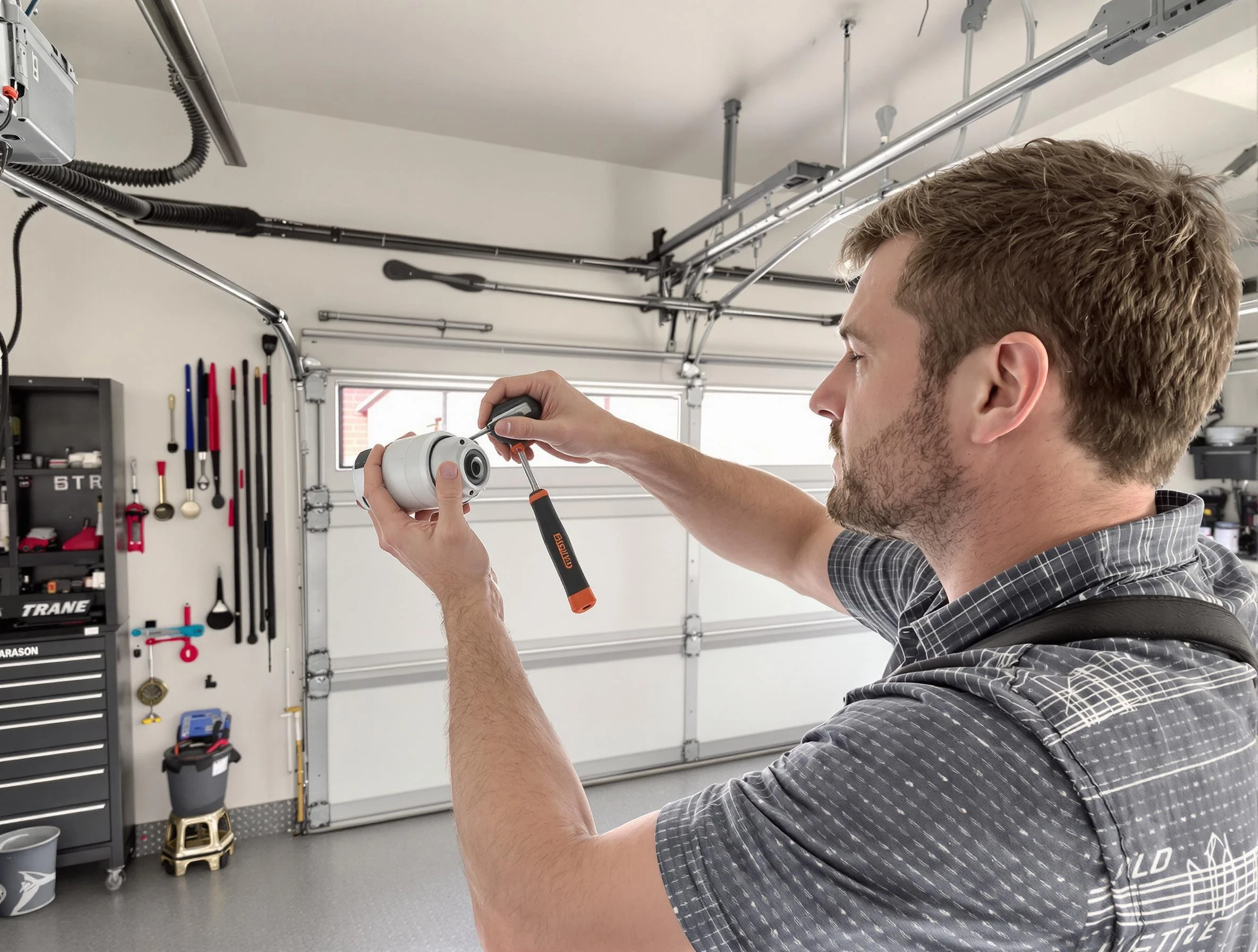 Garage door opener repair service by Cullman Garage Door Repair in Cullman