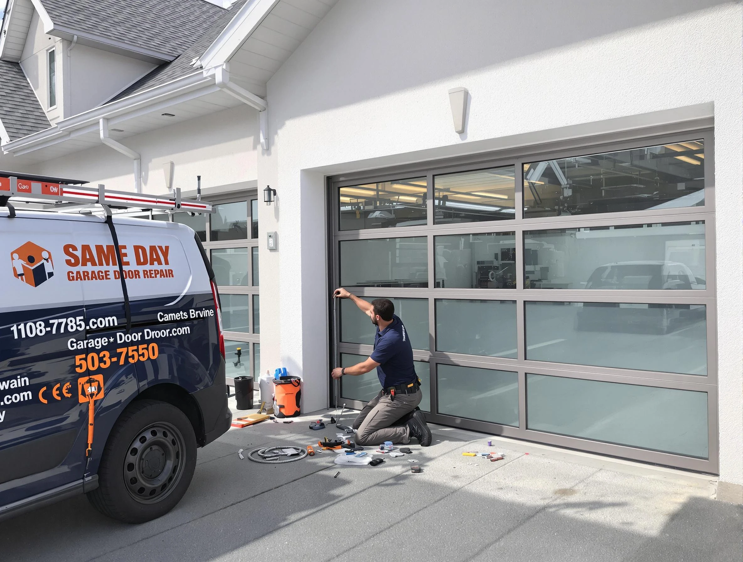 Same-day garage door repair service by Cullman Garage Door Repair in Cullman